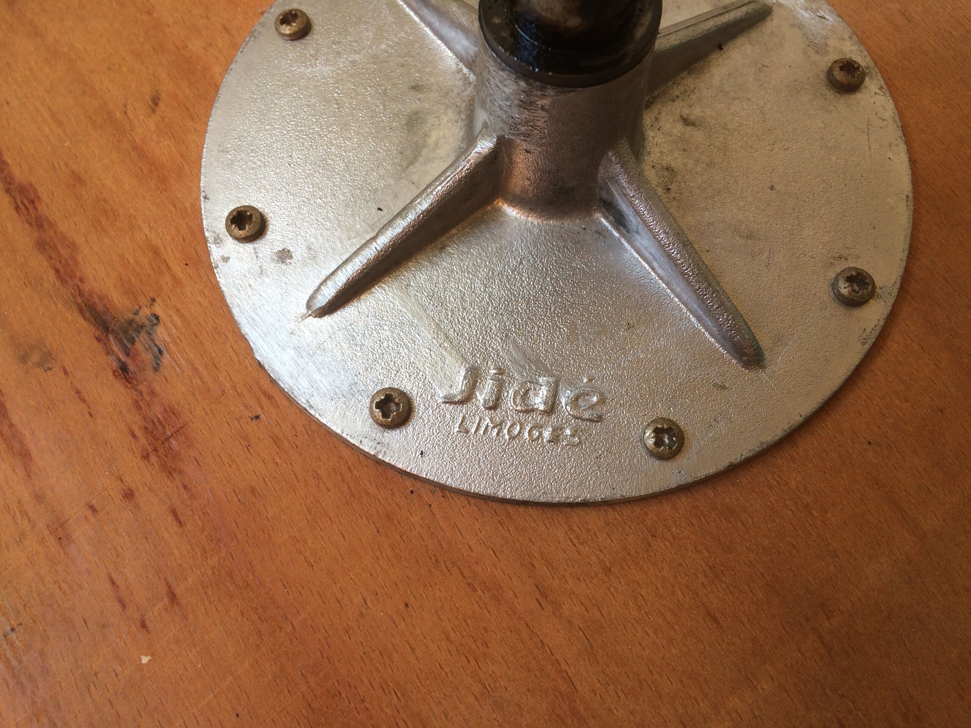 Stool architect design vintage 60 jide limoges swivel telescopic tbe