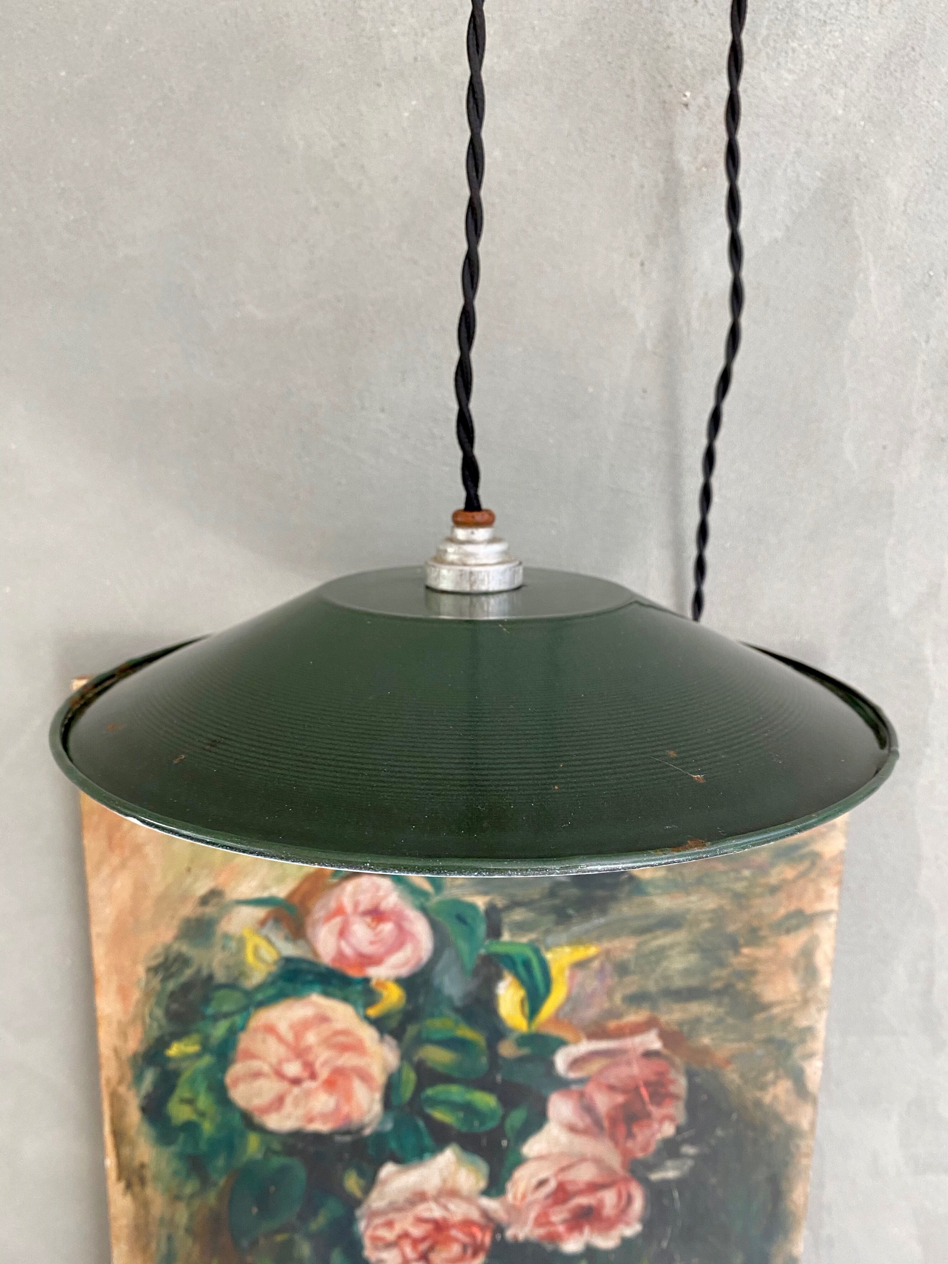 Former factory hanging lamp