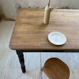 Farm bistro table in oak