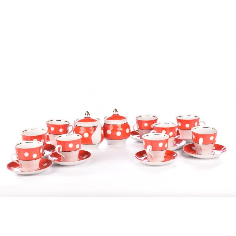 Vintage tea set for 9 person