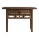 Console ancienne chinoise à entrelacs géométriques – Chine, vers 1900