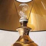 Large Hollywood Regency bronze lamp