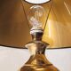 Large bronze lamp Hollywood Regency