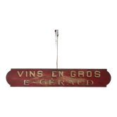 Enseigne bois peint