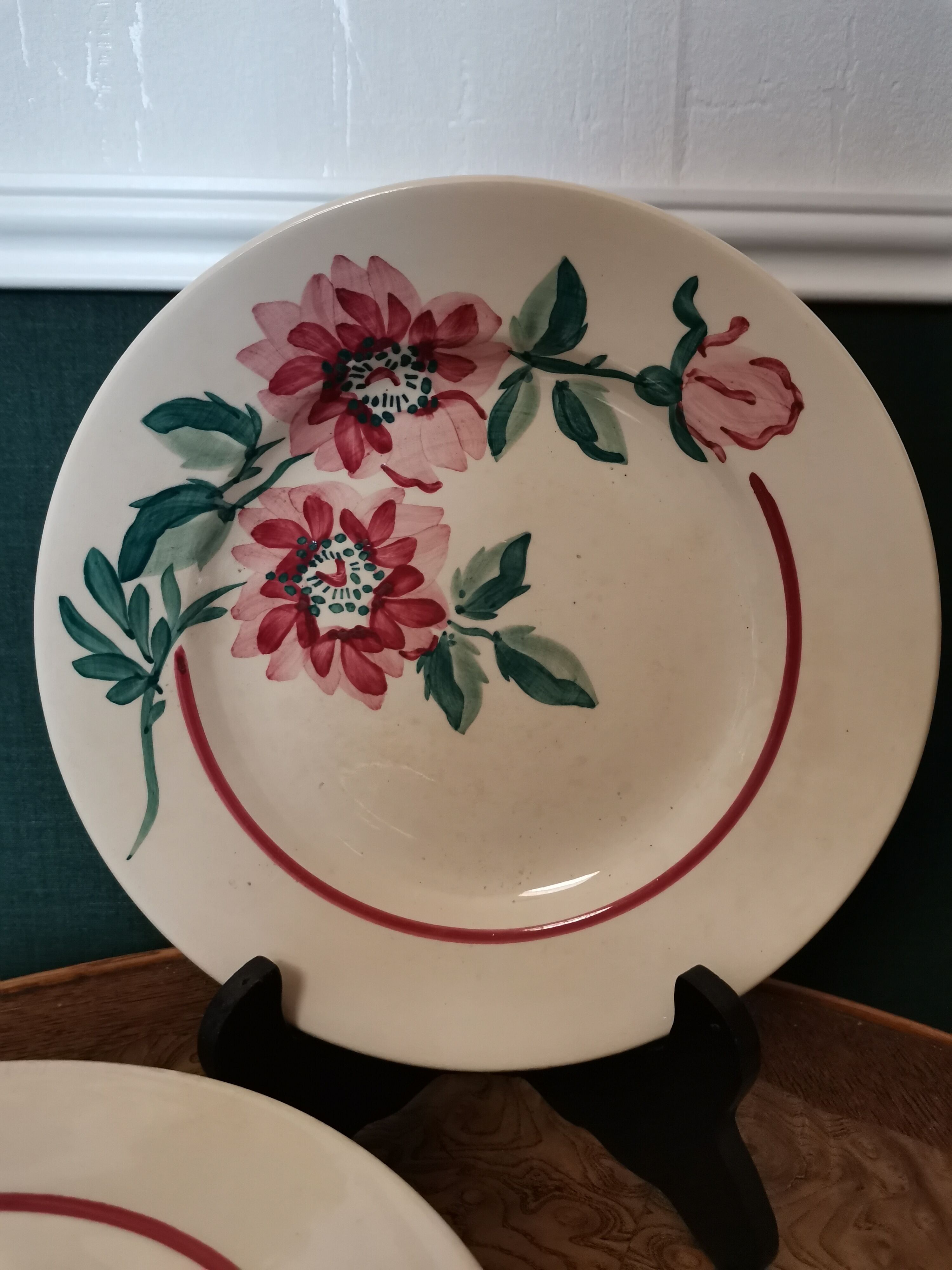 Monceau Sarreguemines plates