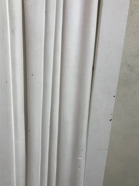 Plaster floor lamp model 1391 by Loic Beuchet