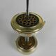 Vintage terrestrial globe cigarette holder with music box, windmill, 1960s