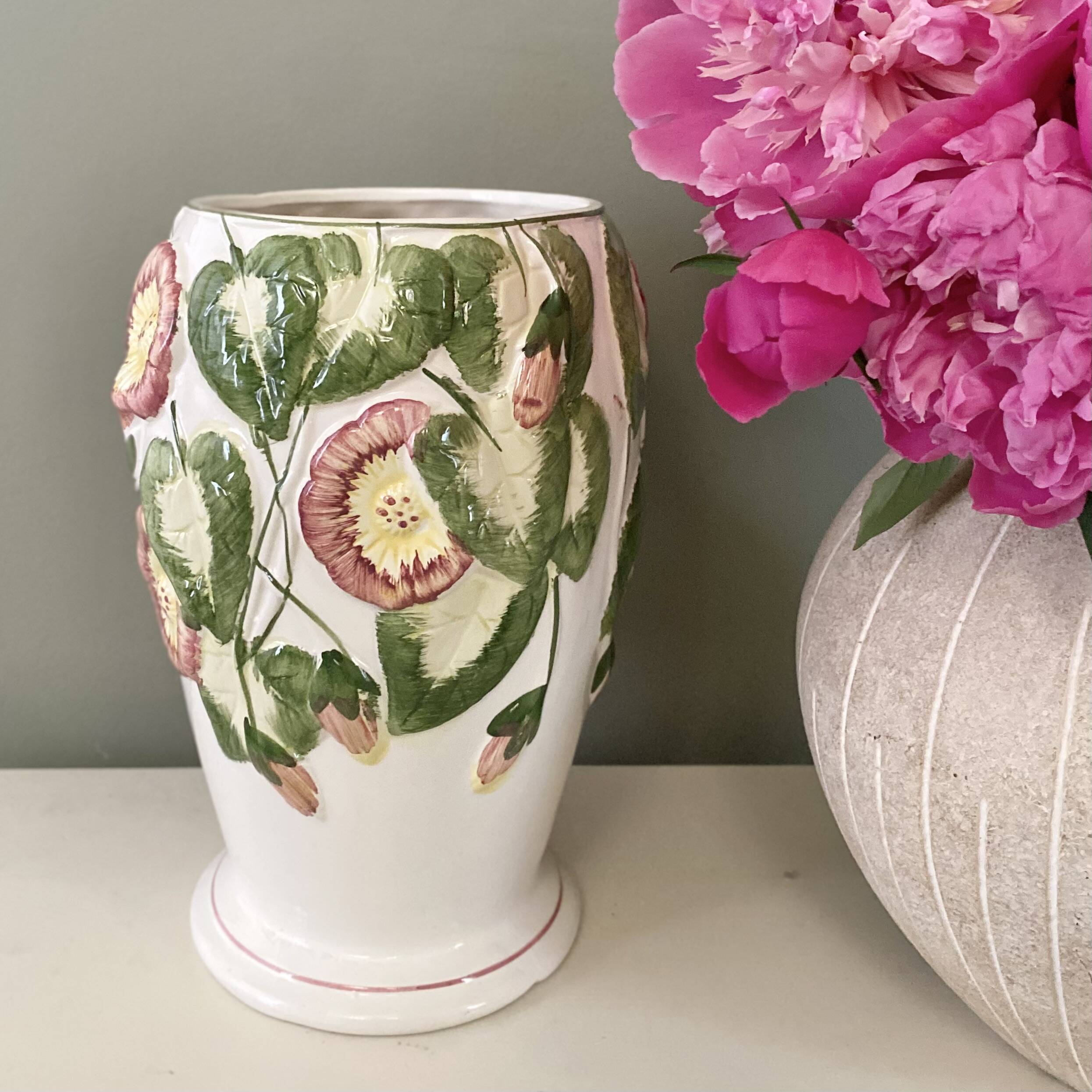 Vintage slip vase