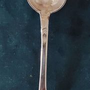 Solid silver teaspoon, Vieillard hallmark, 1st standard Paris, 18g