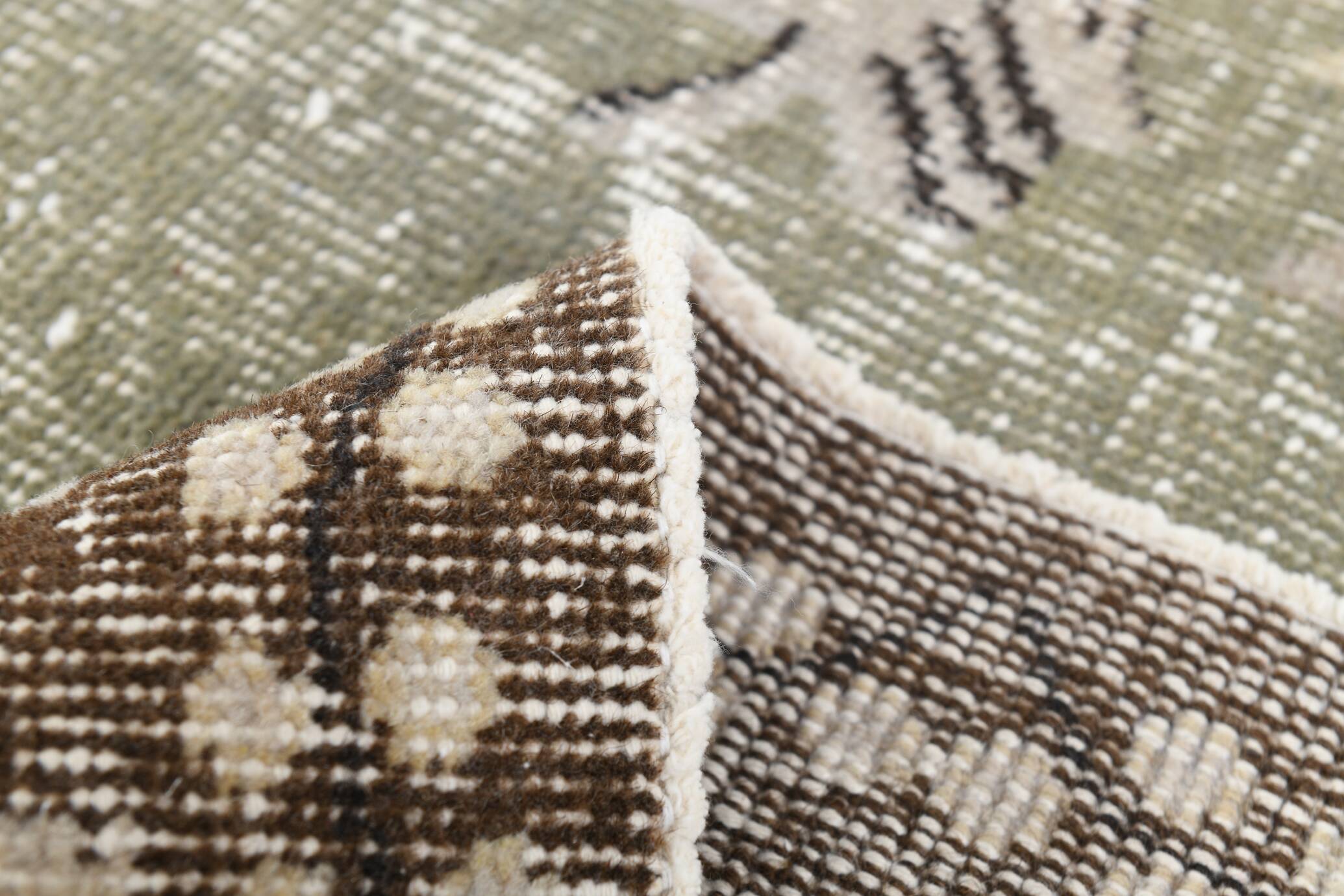 6x10 Rug For Bedroom Brown Beige Oriental Vintage Area Rug, 180x297Cm SK 1708