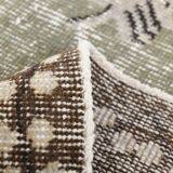 6x10 Rug For Bedroom Brown Beige Oriental Vintage Area Rug, 180x297Cm SK 1708