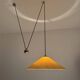 Adjustable Nickel Plated Pendant Lamp with Counterweight by Florian Schulz