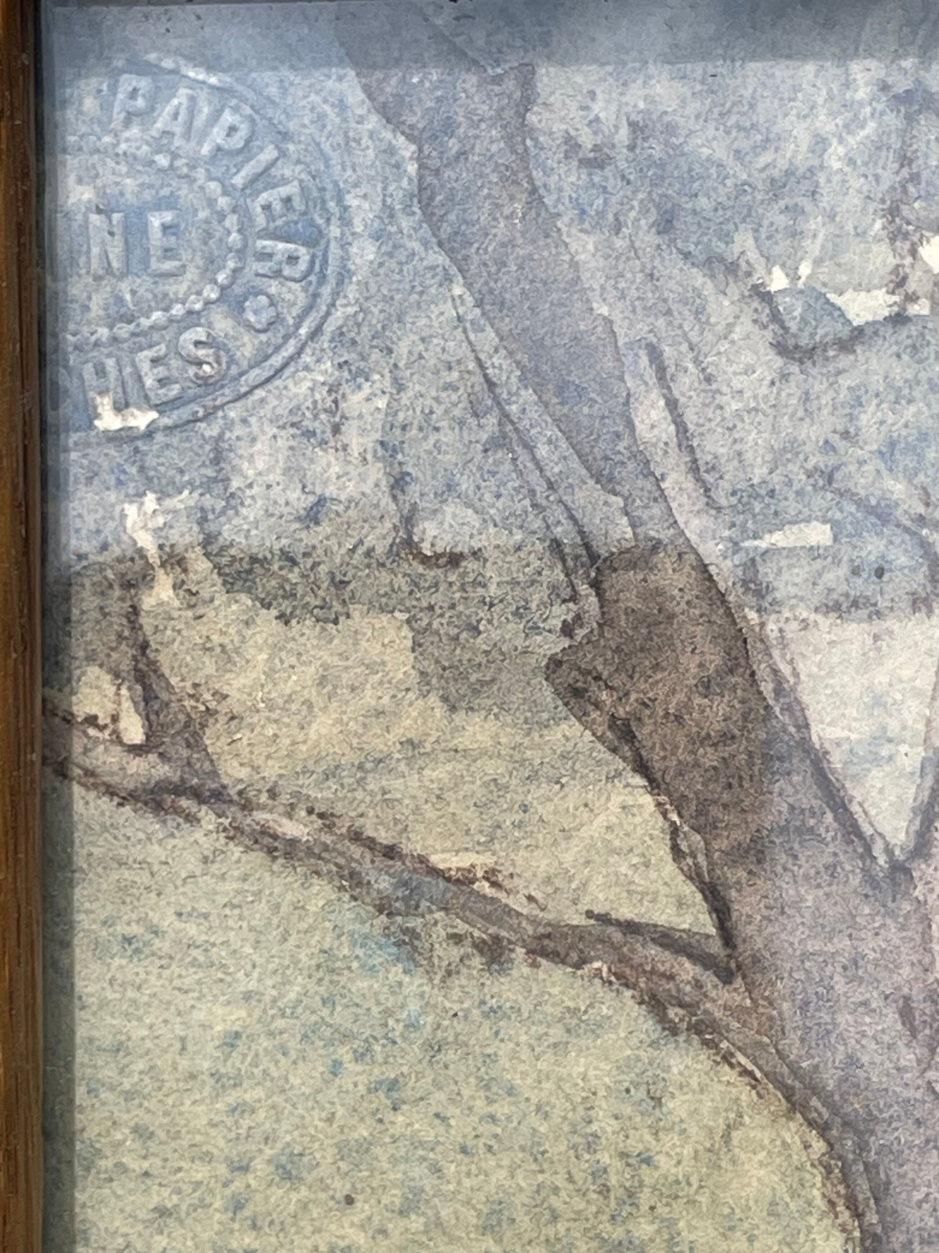 Painting watercolor Marine 1926