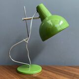 Green metal table lamp by Josef Hurka for Lidokov 1960s
