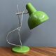 Green metal table lamp by Josef Hurka for Lidokov 1960s