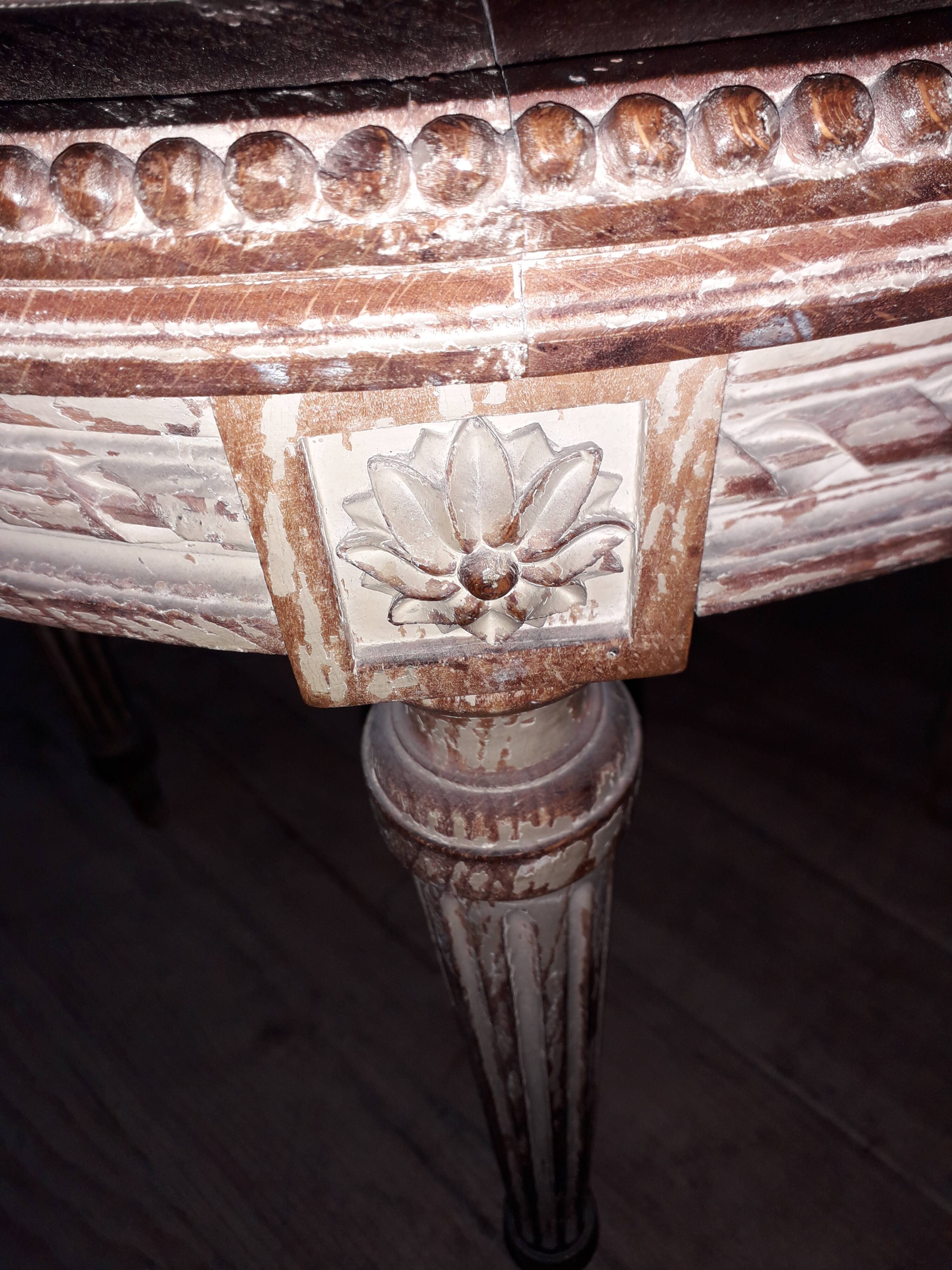 Pair of chair Louis XVI