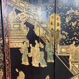 Black lacquered Chinese cabinet 19th century