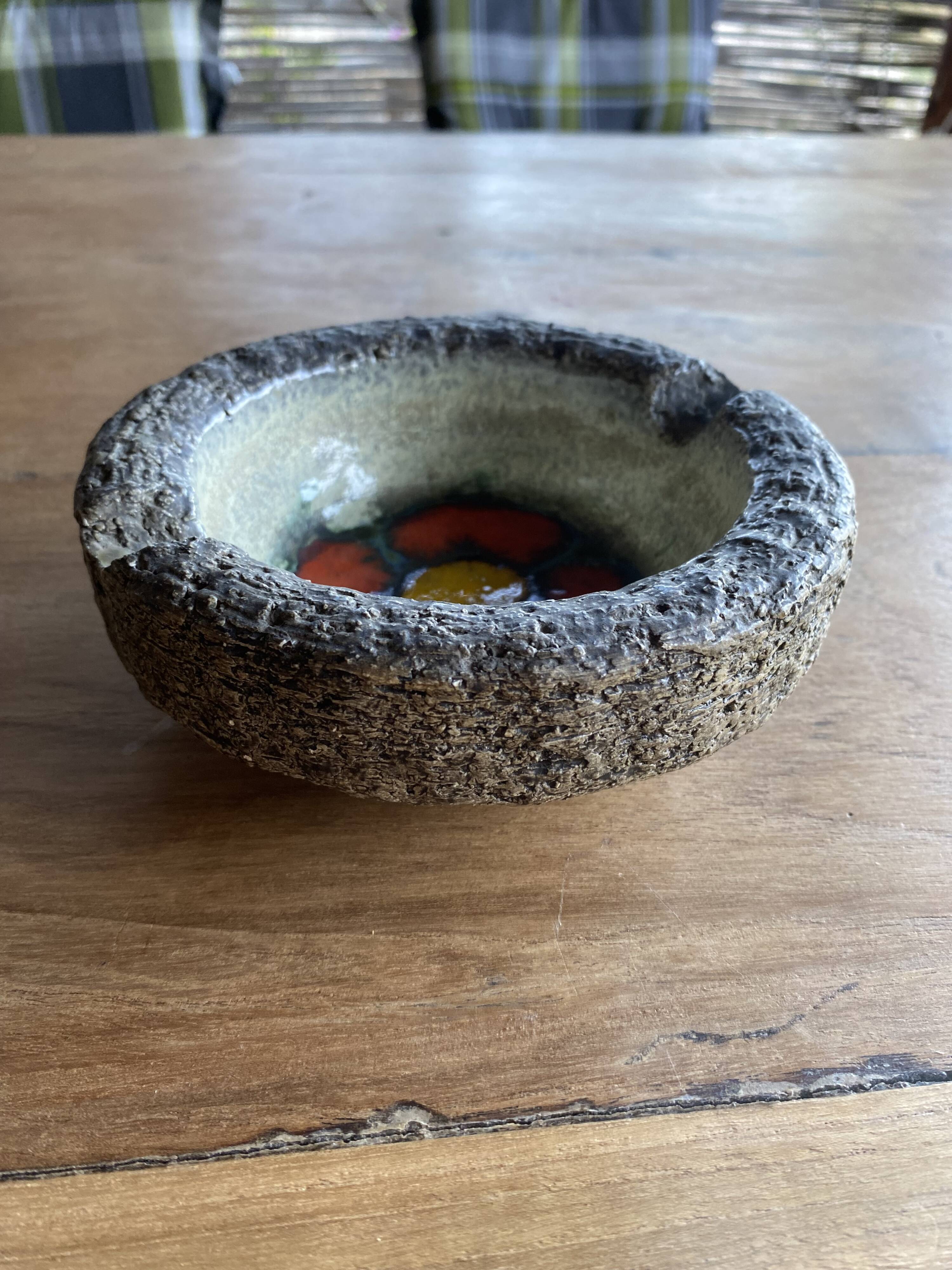 Jan van Erp ceramic ashtray 1960's