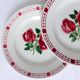 4 flat plates of Digoin Sarreguemines saverne model 220541