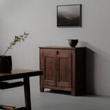 Small piece of furniture "Confiturier", folk art, Auvergne 1900