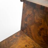 Italian art deco walnut console table, 1930s.