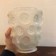 Vintage Verlys glass vase with cabochons