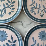 Set of 4 stamped Longchamp plates