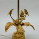 Exclusive Mid-Century Design Brass 'Fleur de Lis' Table Lamp, 1960s