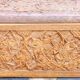 Antique Large Exotic Wood Chest Carved Africa