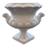 White Medici style vase