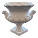 White Medici style vase