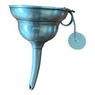 Pewter decanting funnel