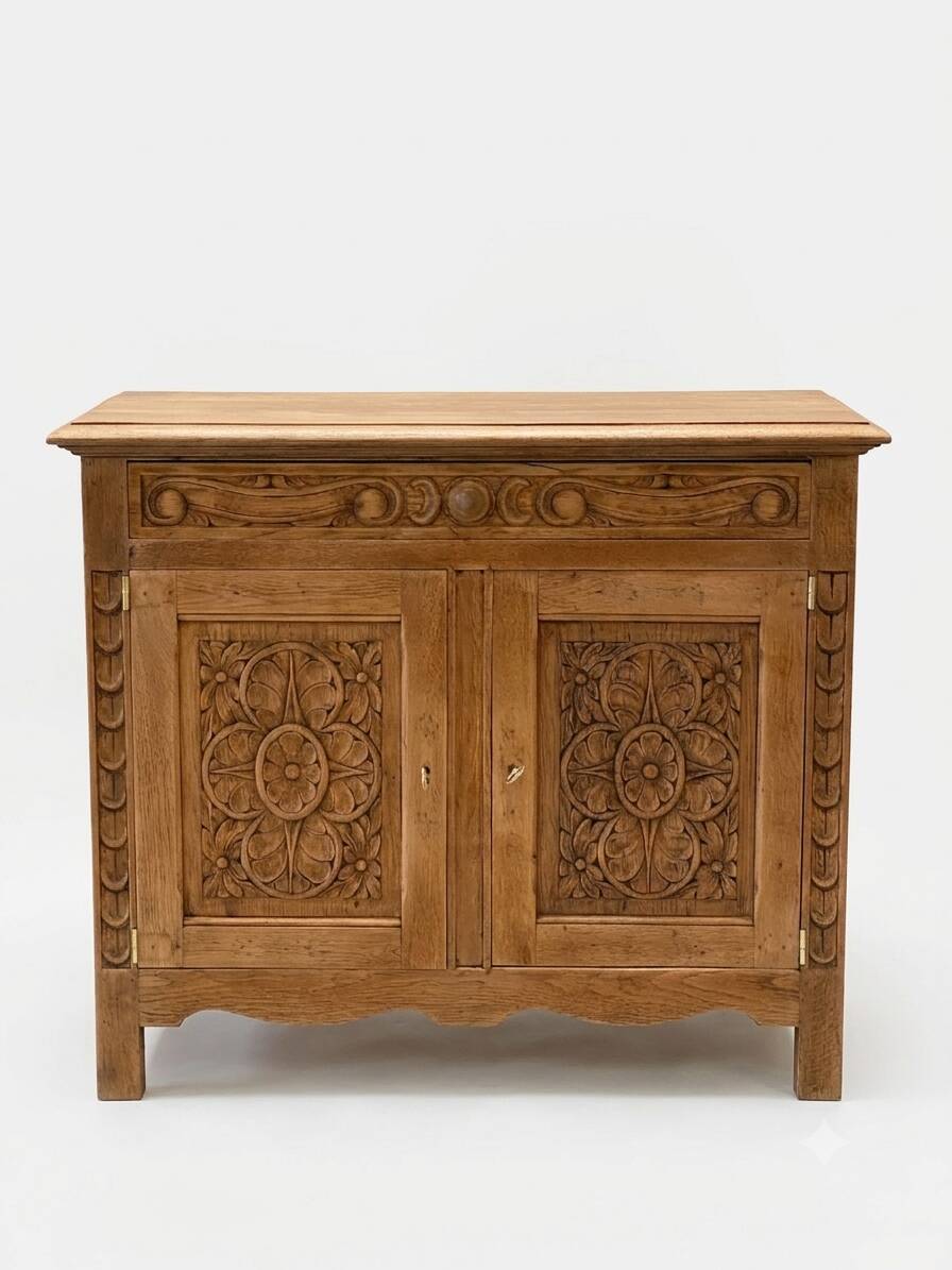 Ornate rustic sideboard