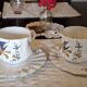 Set of 2 cups and saucers signed MARTRES (Jodra)