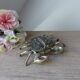 Old ashtray shape metal crab