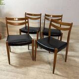 Four Scandinavian chairs