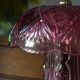 Lampe champignon en rosaline