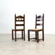 Ensemble de six chaises de salle à manger françaises