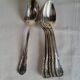 6 Small Silver-Plated Metal Spoons Boulenger Dessert Cutlery