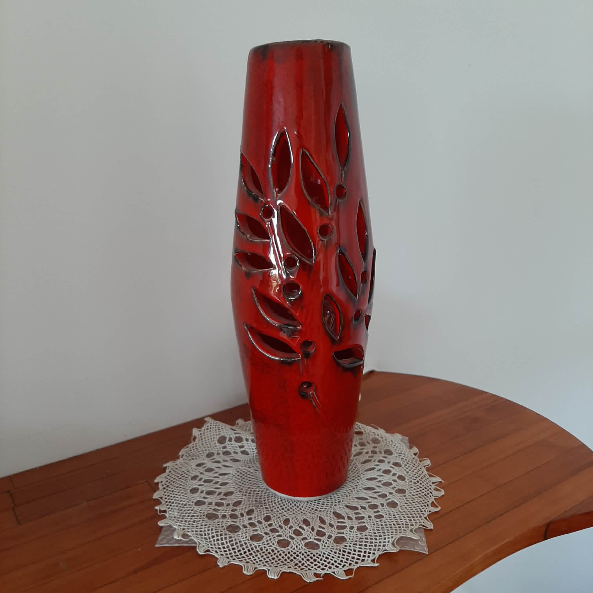 CERAMIC LAMP VALLAURIS by Honoré CAMOS