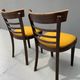 Pair of dining chairs by INTERIER n. p. Praha, wooden dining seating, 1974