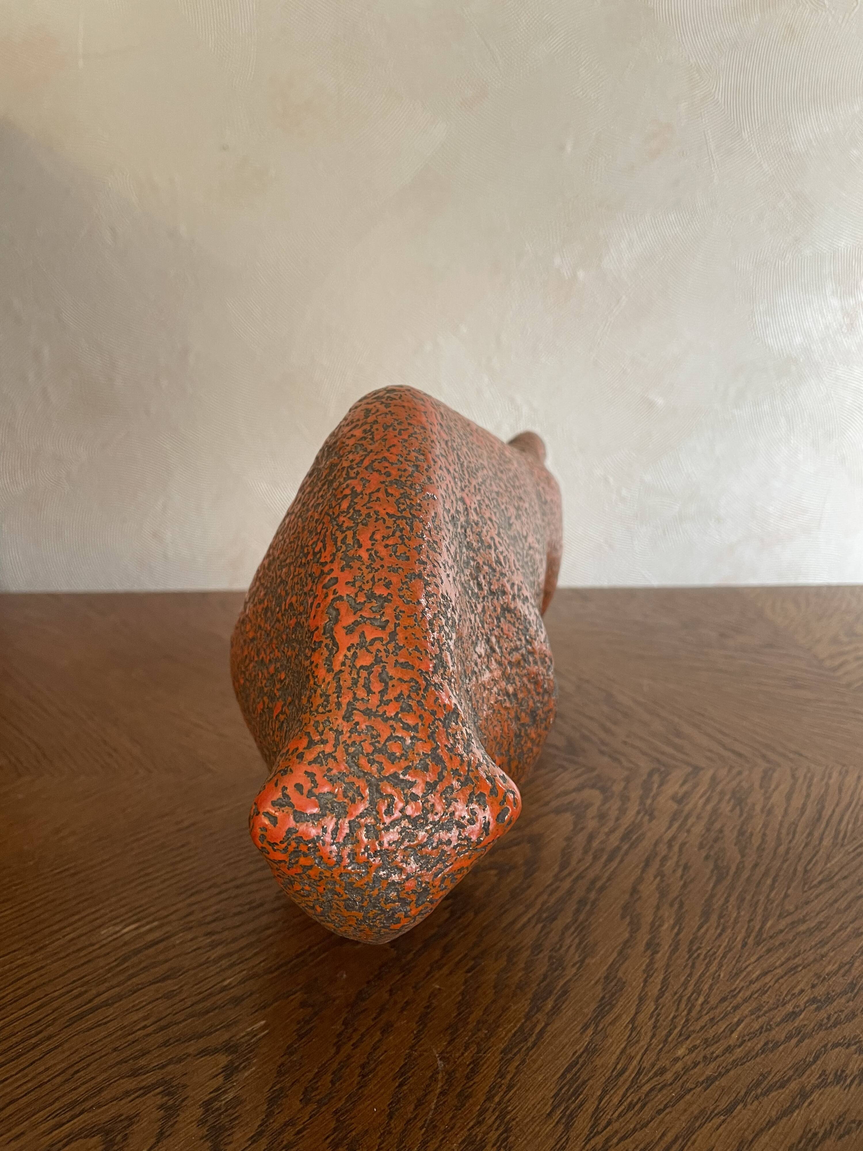 Ceramic bull from the 1970s