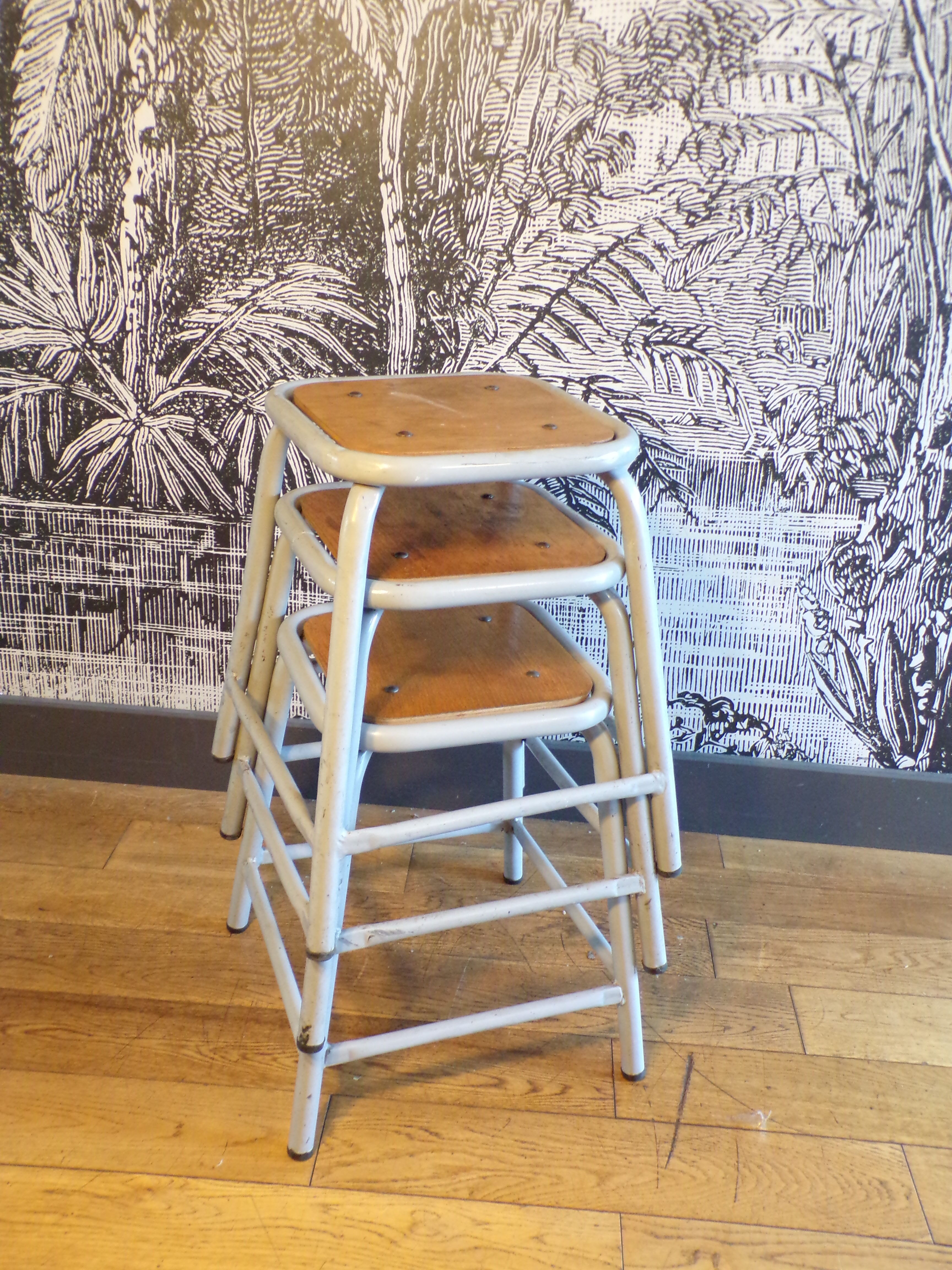 Set 3 workshop stools
