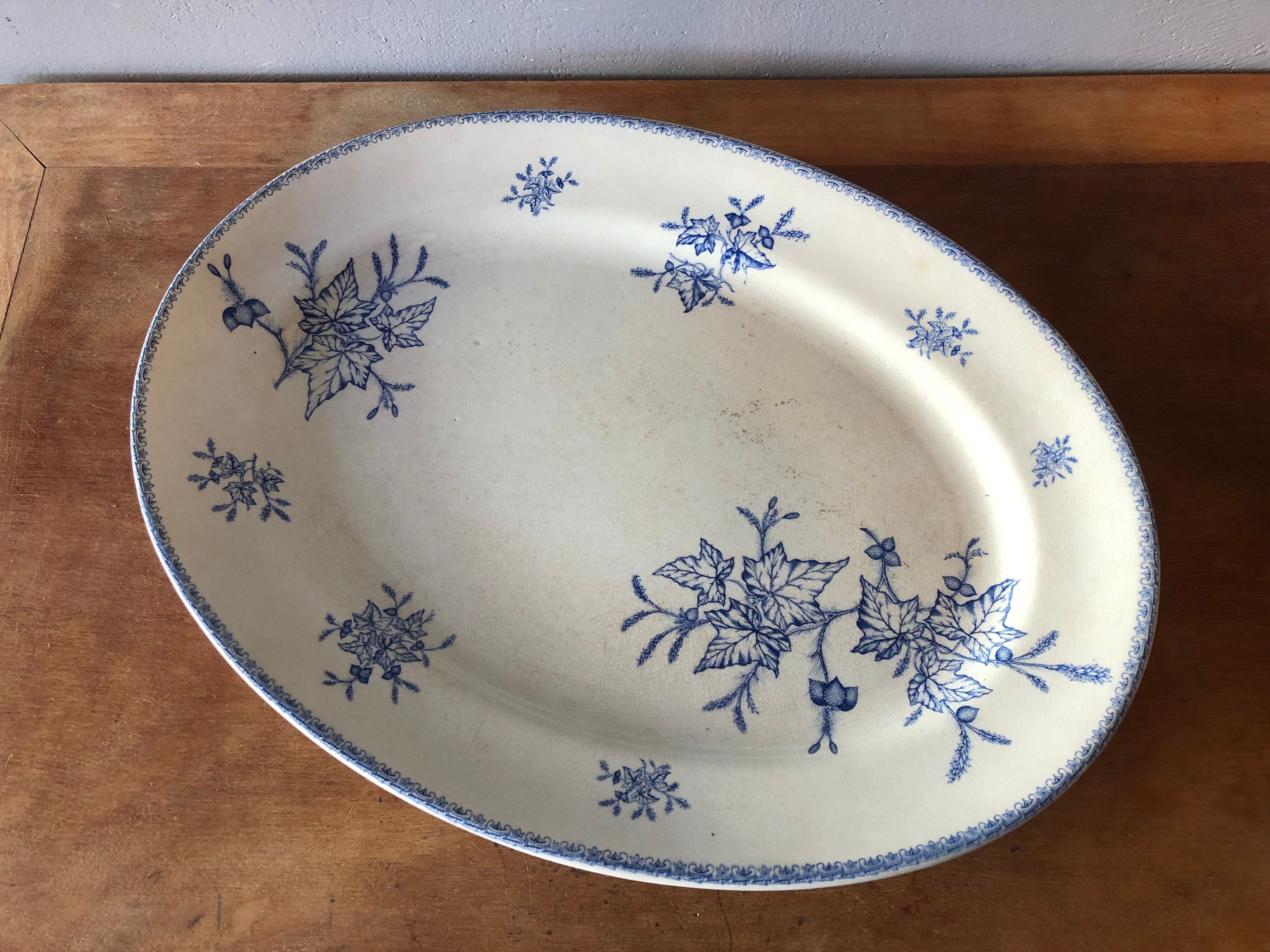 Earthenware dish iron earth choisy le roi