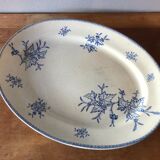 Earthenware dish iron earth choisy le roi