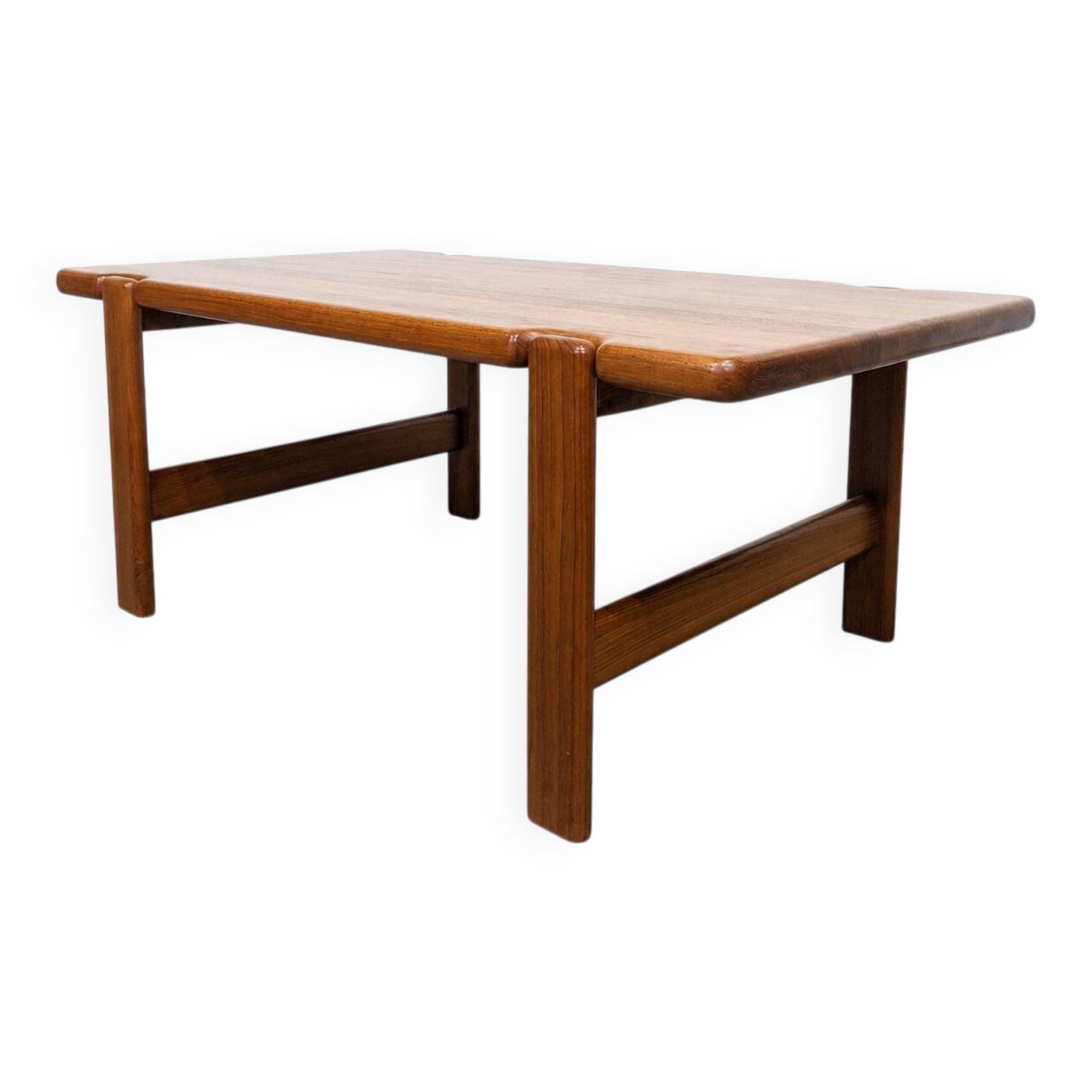 Vintage Danish coffee table in solid teak.