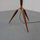 Tripod Teak & Copper Floor Lamp from Fog & Mørup, 1960s