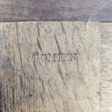 Console à fond de glace d'époque Restauration estampillée Gomien