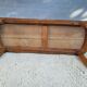 Louis XVI style piano bench in wood and cane