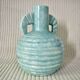 Blue ceramic vase by Boch, 1921